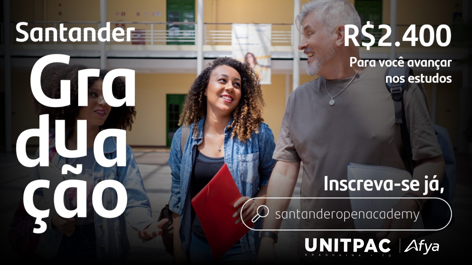 Afya Educacional Abre Inscrições para o Programa de Bolsas Santander Graduação 2024