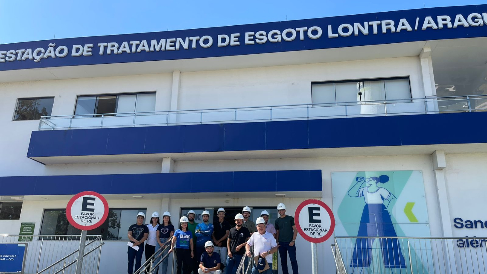 Alunos de Agronomia do UNITPAC visitam maior Estação de Tratamento de Esgoto do Tocantins