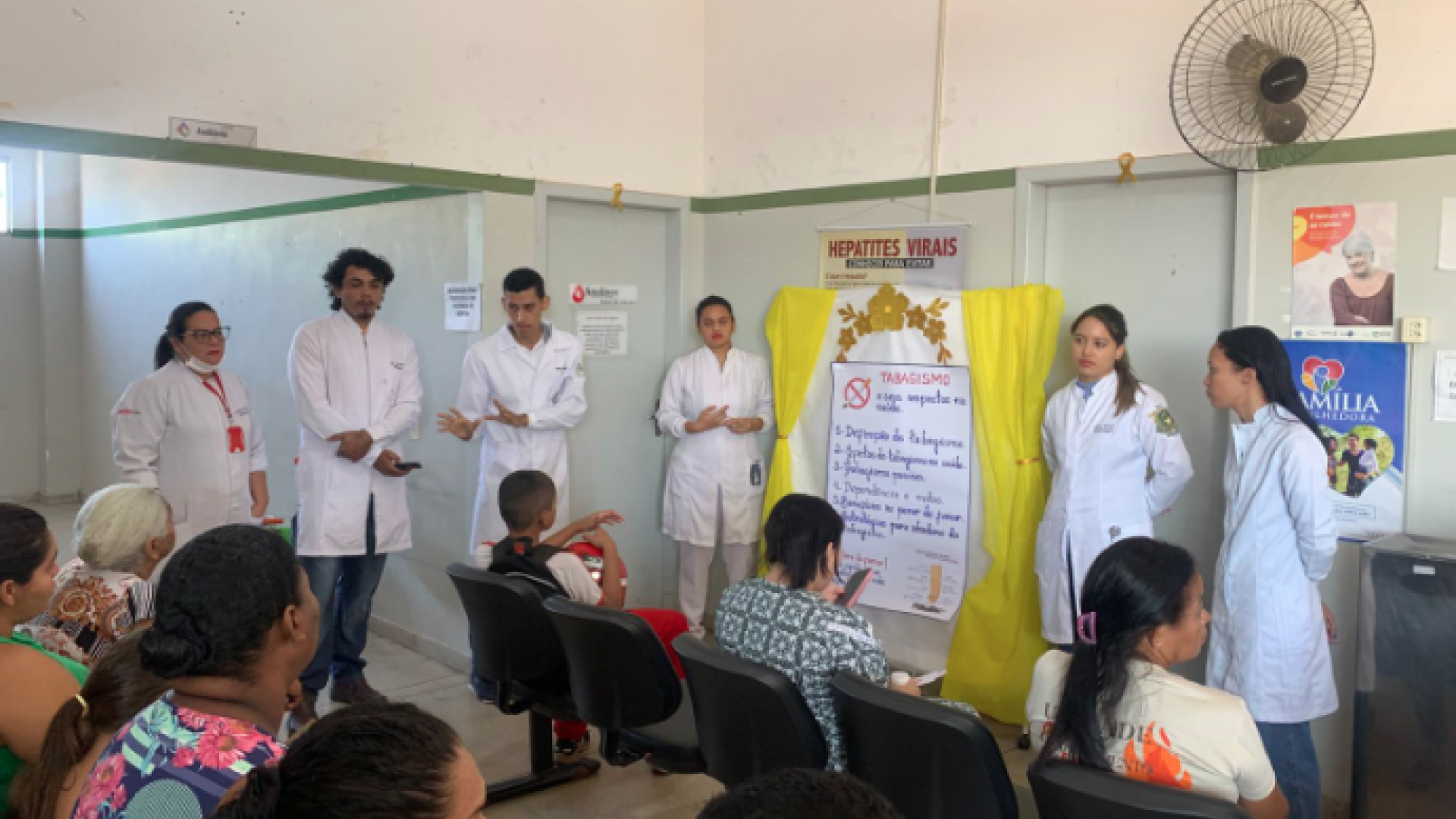 Alunos de Enfermagem da Afya UNITPAC realizam ação educativa sobre tabagismo na Atenção Primária à Saúde