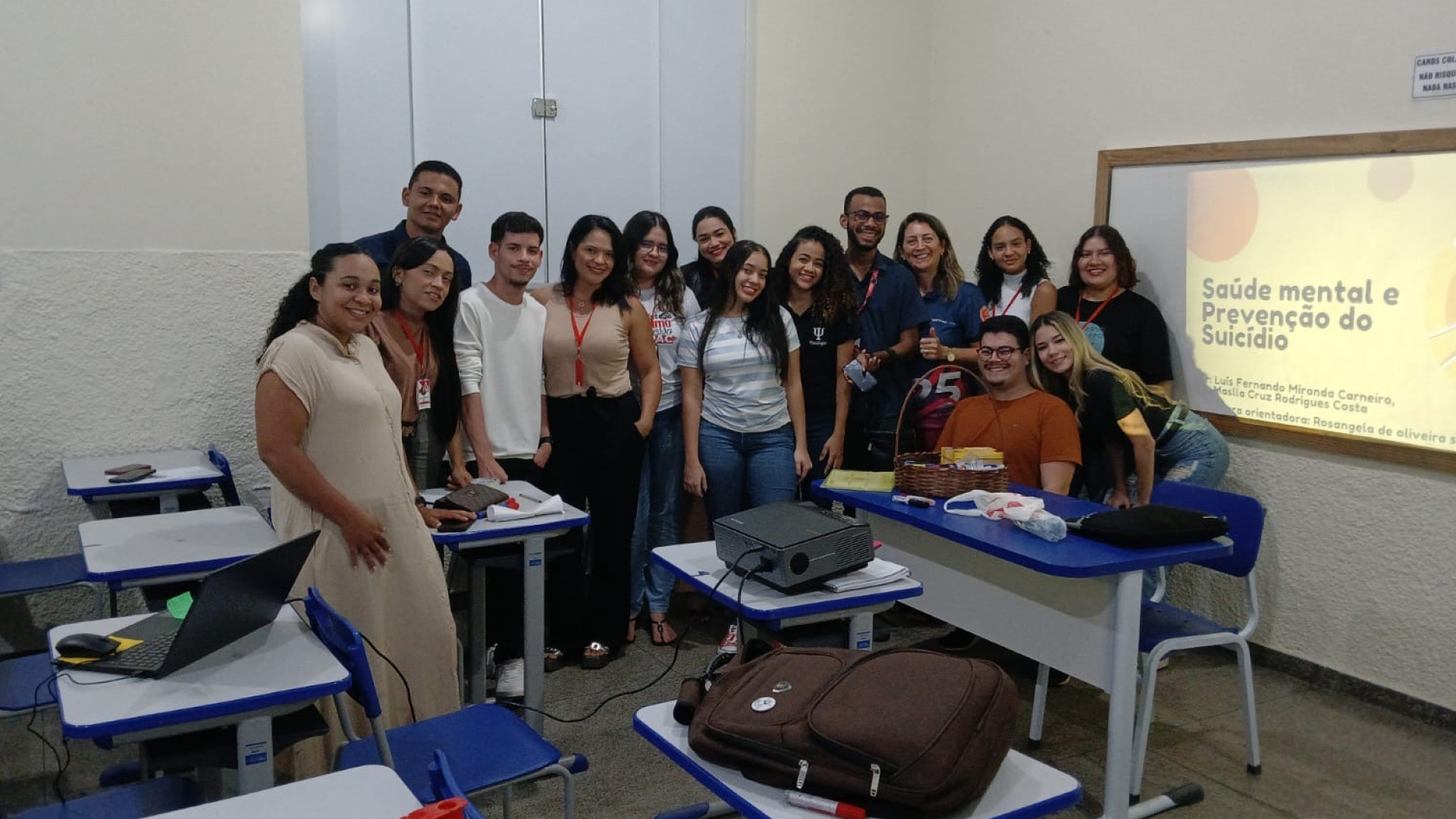 Alunos de Psicologia do Unitpac Realizam Atividade na Escola Estadual Guilherme Dourado