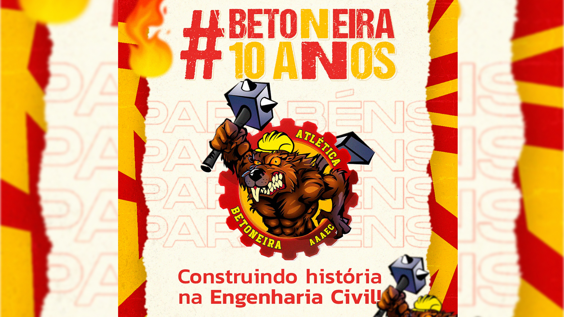 Atlética Betoneira Completa 10 Anos de História, Força e Tradição na Afya Unitpac