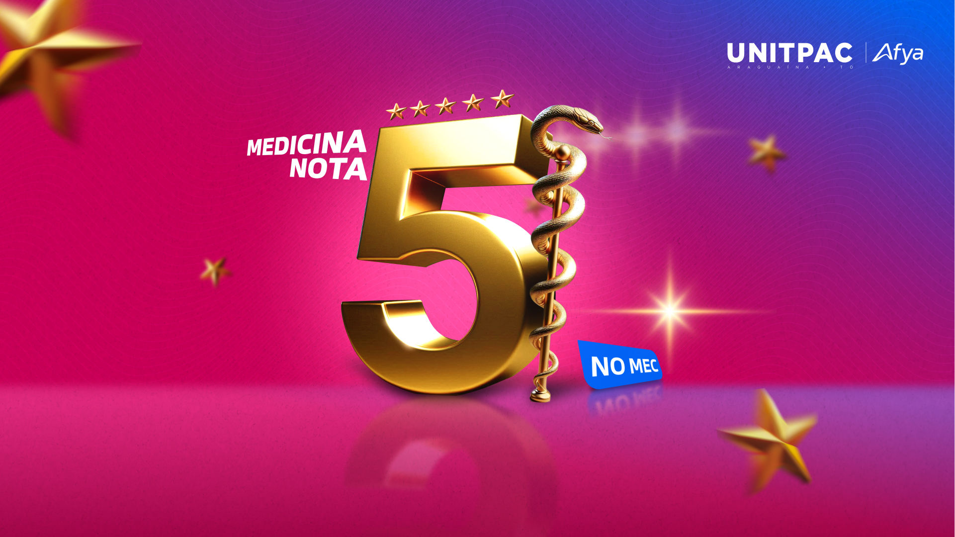 Curso de medicina do Unitpac recebe nota máxima na avaliação do MEC