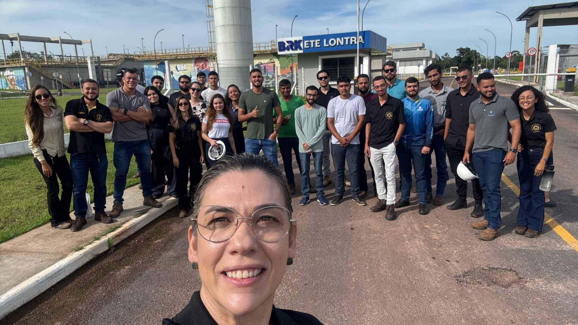 LAEC e LAAGRO promovem visita técnica à ETE Lontra da BRK Ambiental