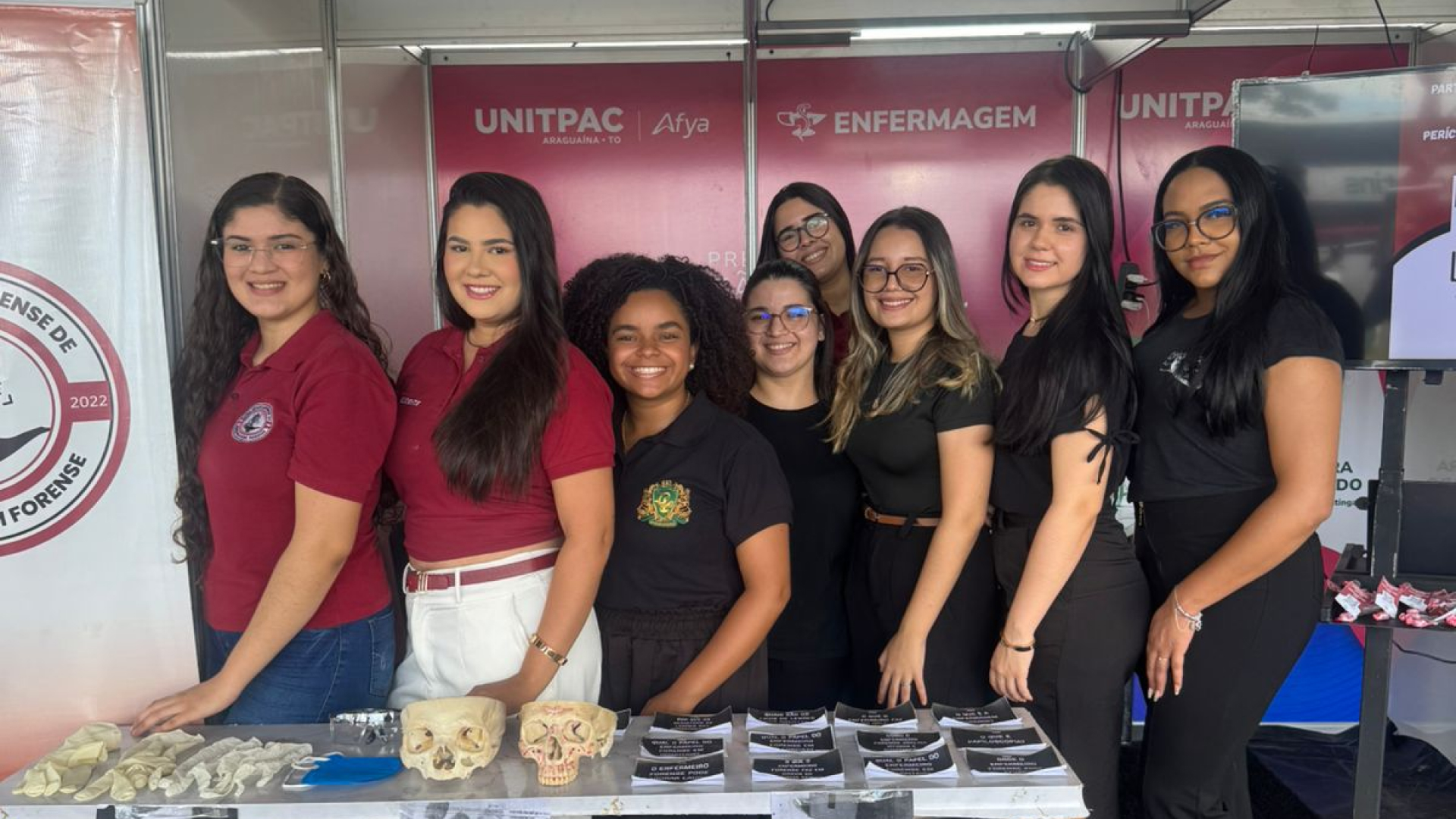 LAEF promove atividade interativa sobre Enfermagem Forense no UNITPAC