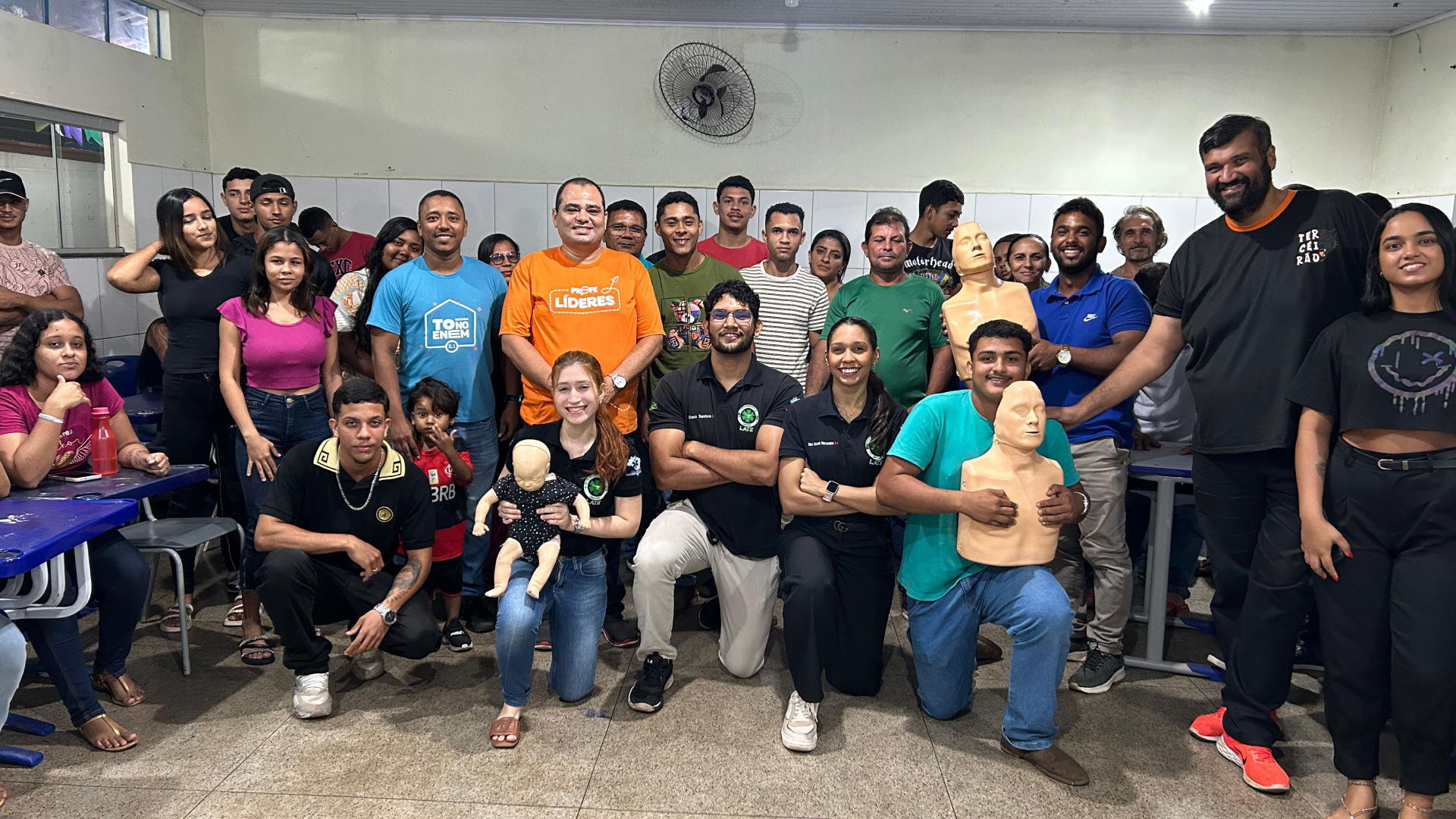 LATE Capacita Alunos da EJA da Escola Estadual Marechal Rondon em Primeiros Socorros