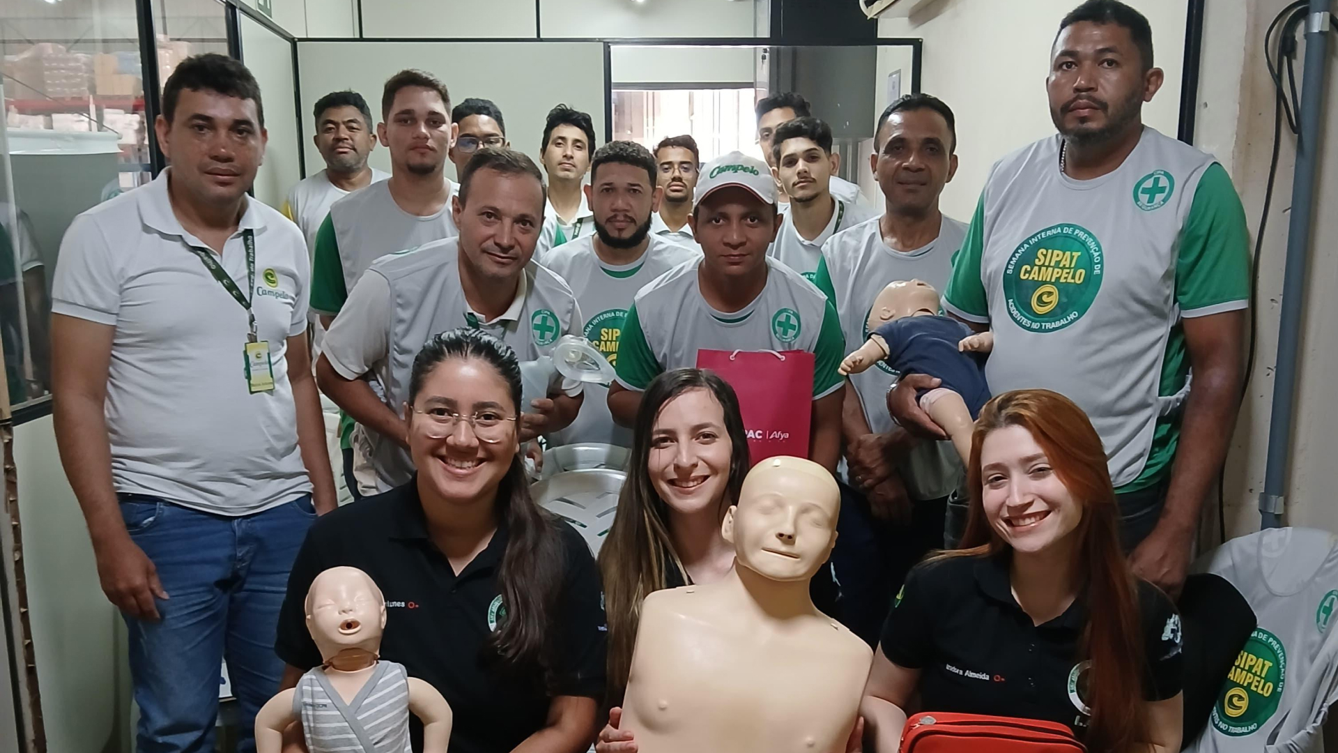 LATE Marca Presença na SIPAT da Distribuidora Lucas com Treinamento de Suporte Básico de Vida
