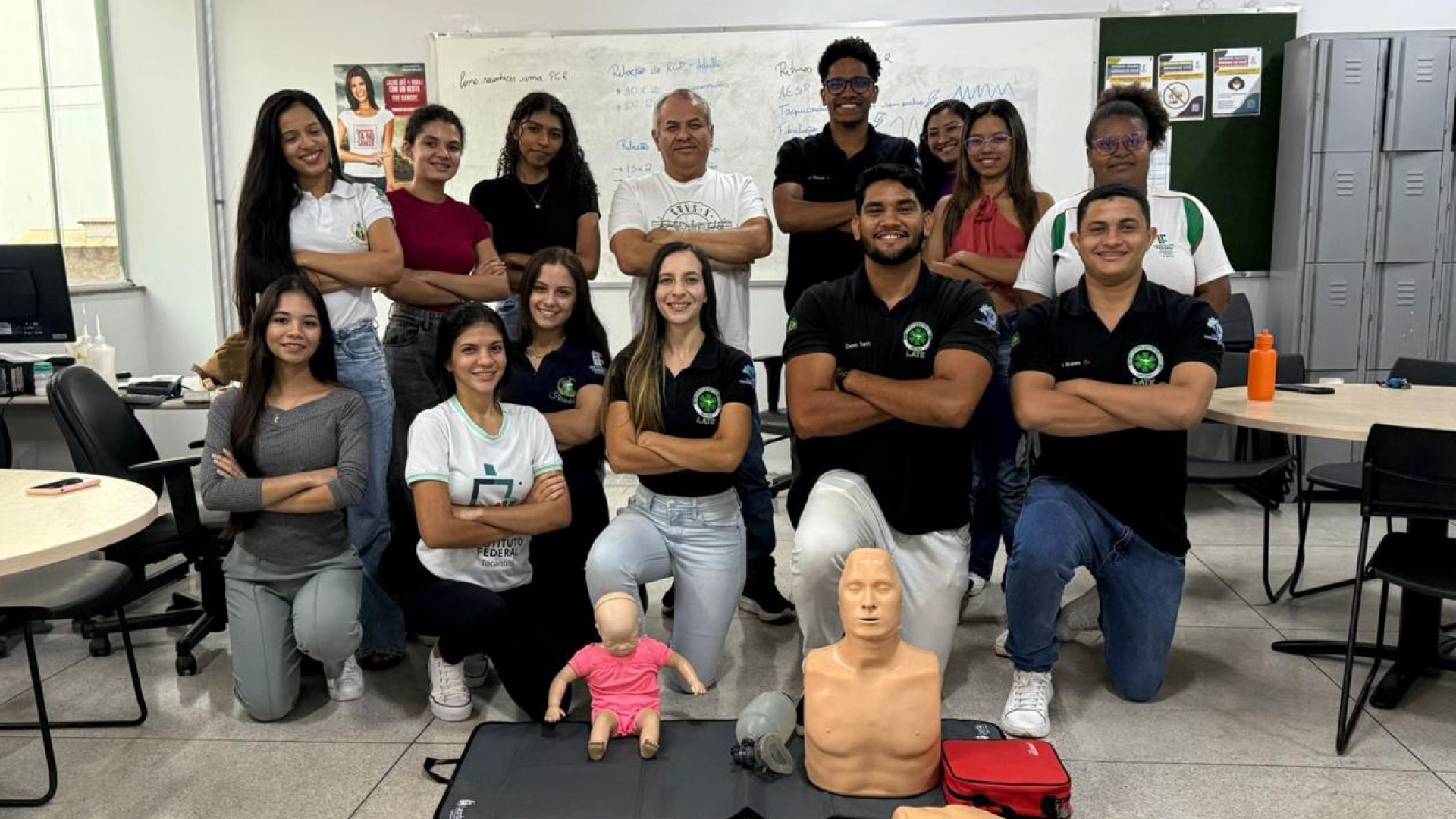 LATE Realiza Treinamento em Suporte Básico de Vida para Alunos do Curso Técnico em Enfermagem do IFTO