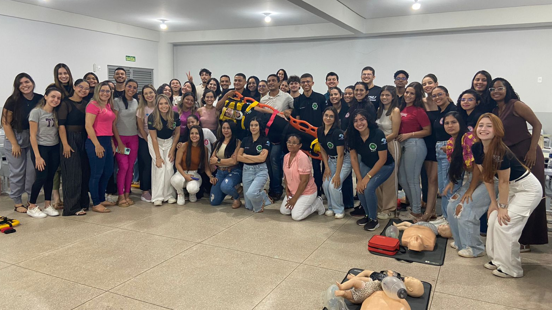 LATE promove Aulão Prático de Trauma no Unitpac em parceria com a Liga Acadêmica de Urgência e Emergência de Enfermagem da FACIT