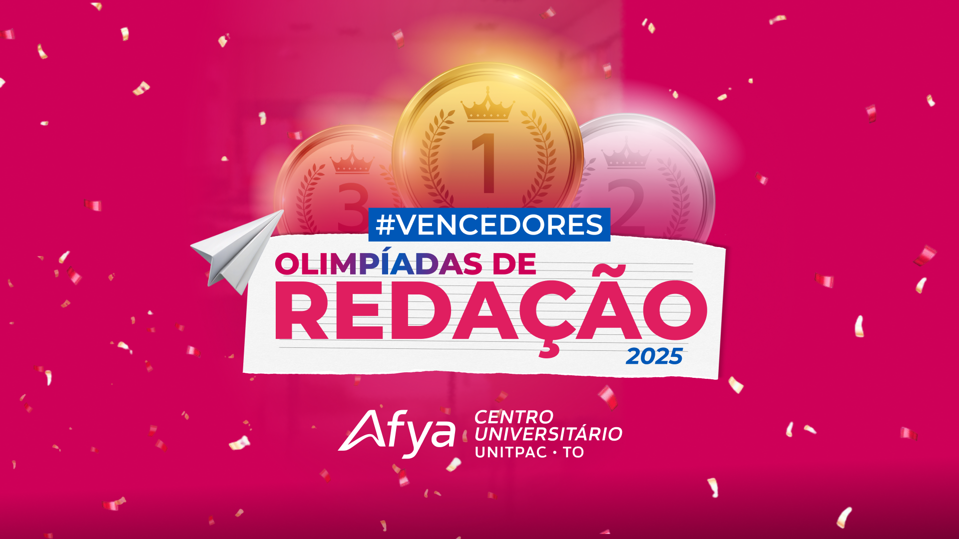 Resultado da Olimpíada de Redação AFYA UNITPAC 2026.1 é divulgado