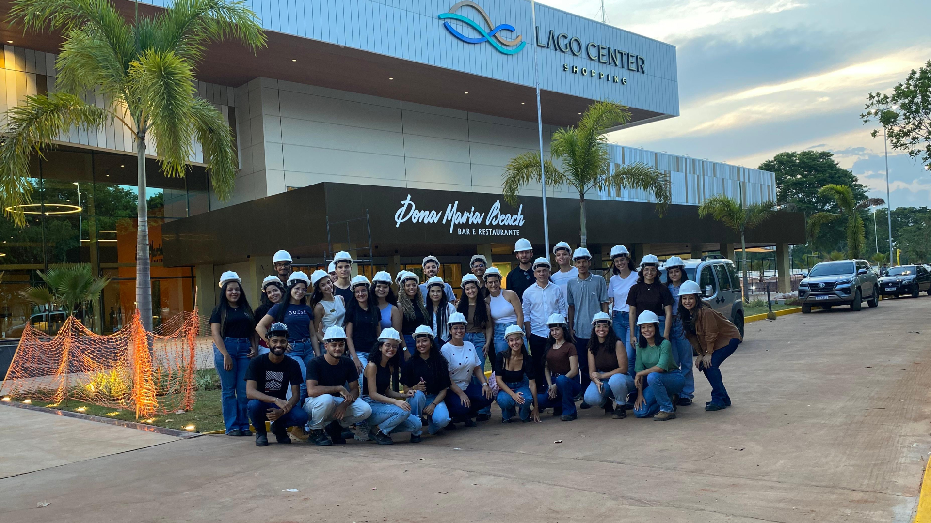 Visita Técnica de Acadêmicos de Arquitetura e Urbanismo ao Shopping Lago Center