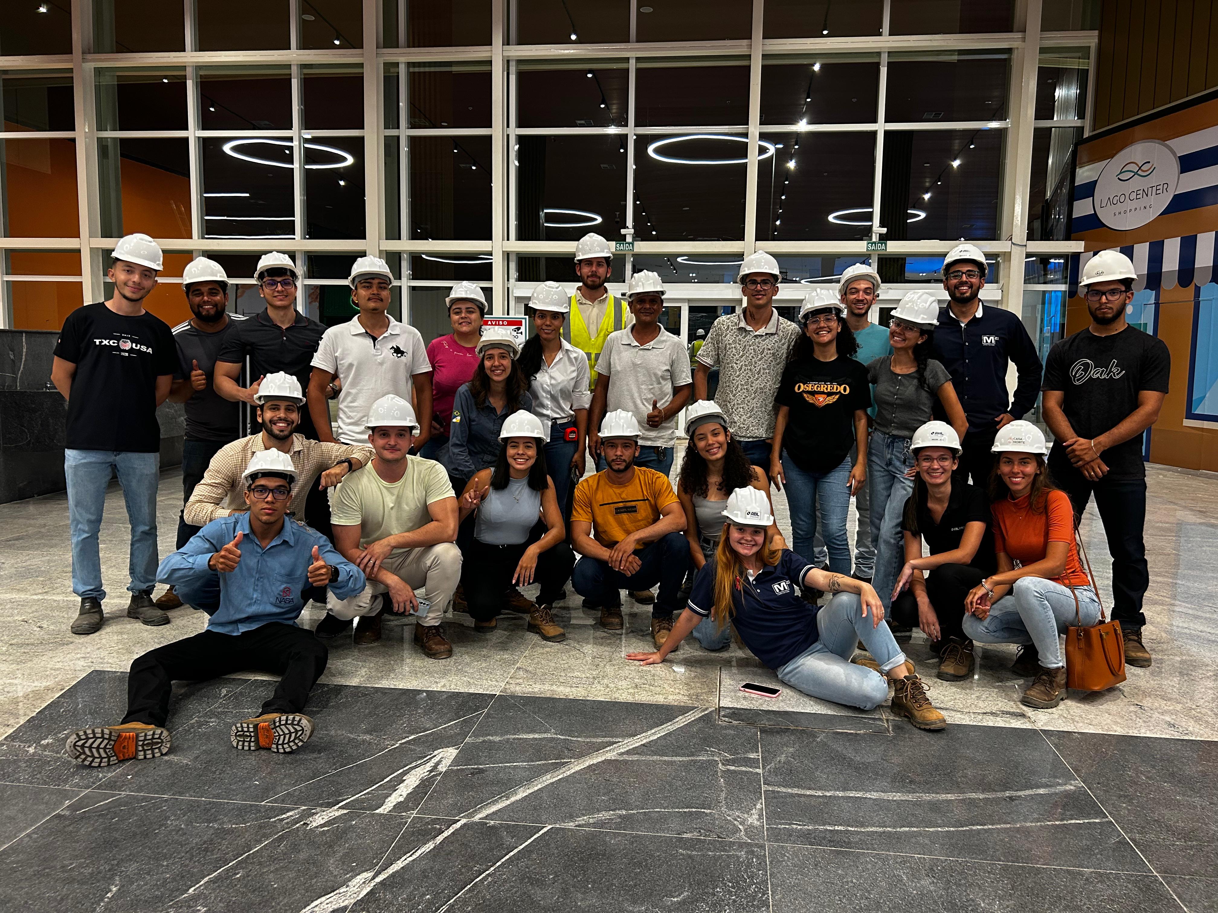Última Visita Técnica do Curso de Engenharia Civil ao Shopping Lago Center