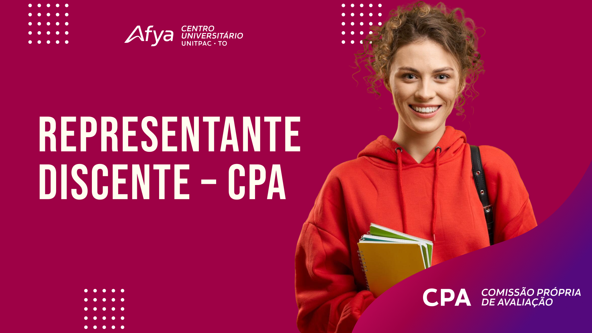 Representantes Discentes: Inscrições Abertas para a CPA da Afya Unitpac