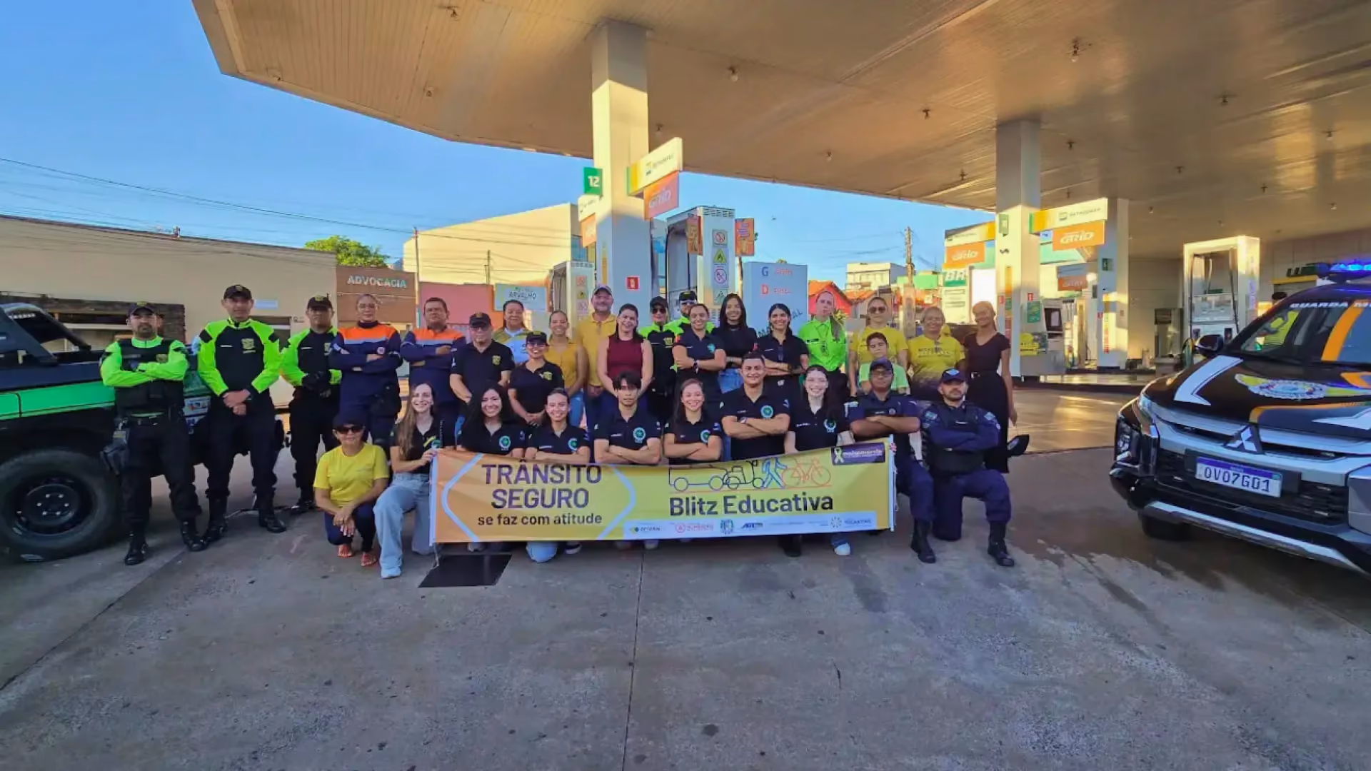 LATE marca presença na abertura do Maio Amarelo e reforça conscientização no trânsito