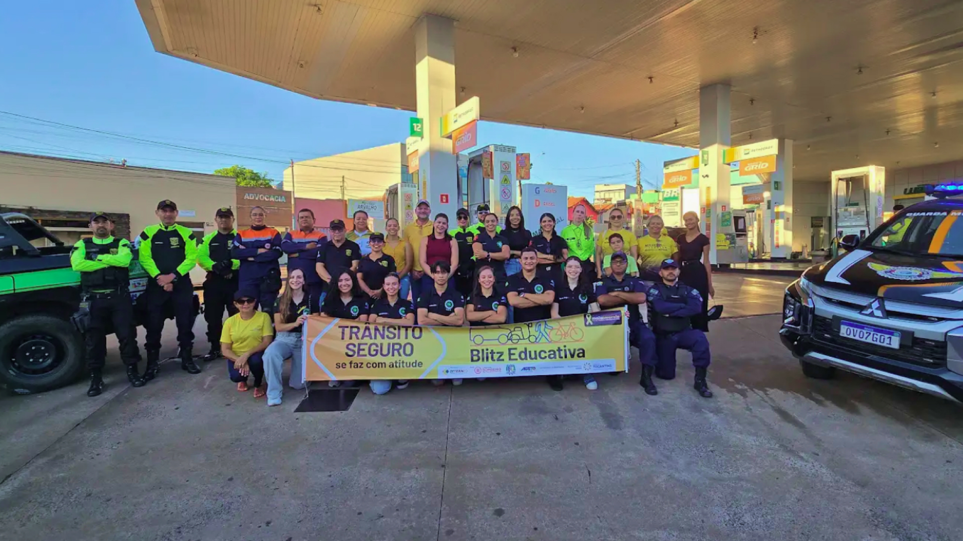 LATE marca presença na abertura do Maio Amarelo e reforça conscientização no trânsito