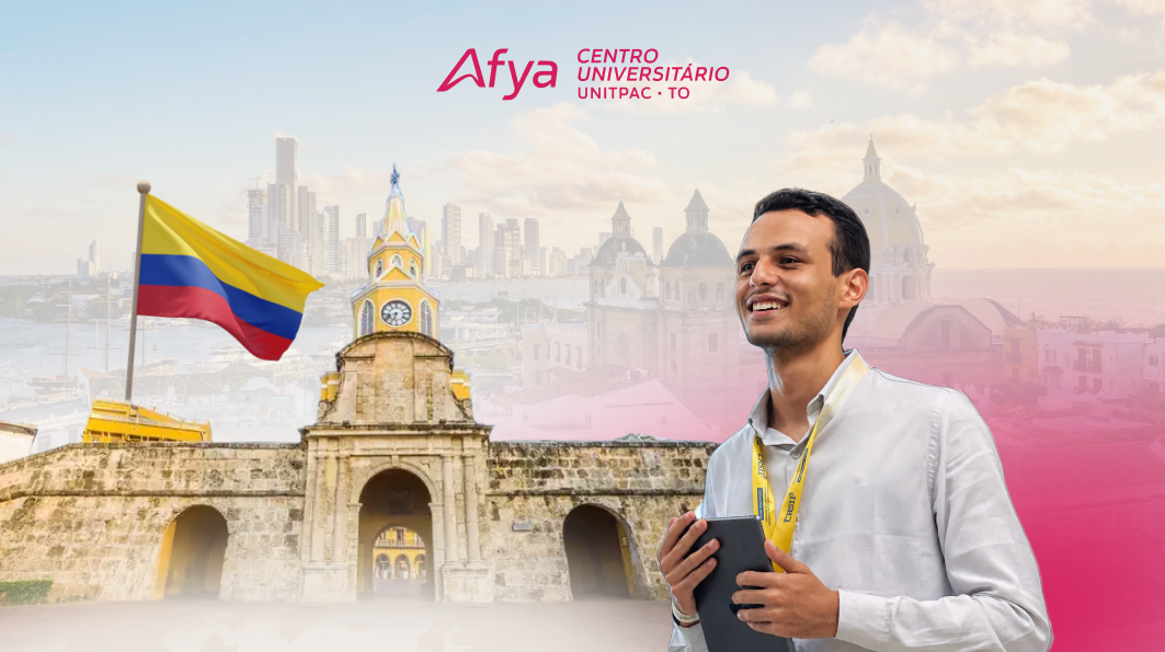 Acadêmico de Psicologia da Afya Unitpac apresenta trabalho científico em congresso internacional na Colômbia