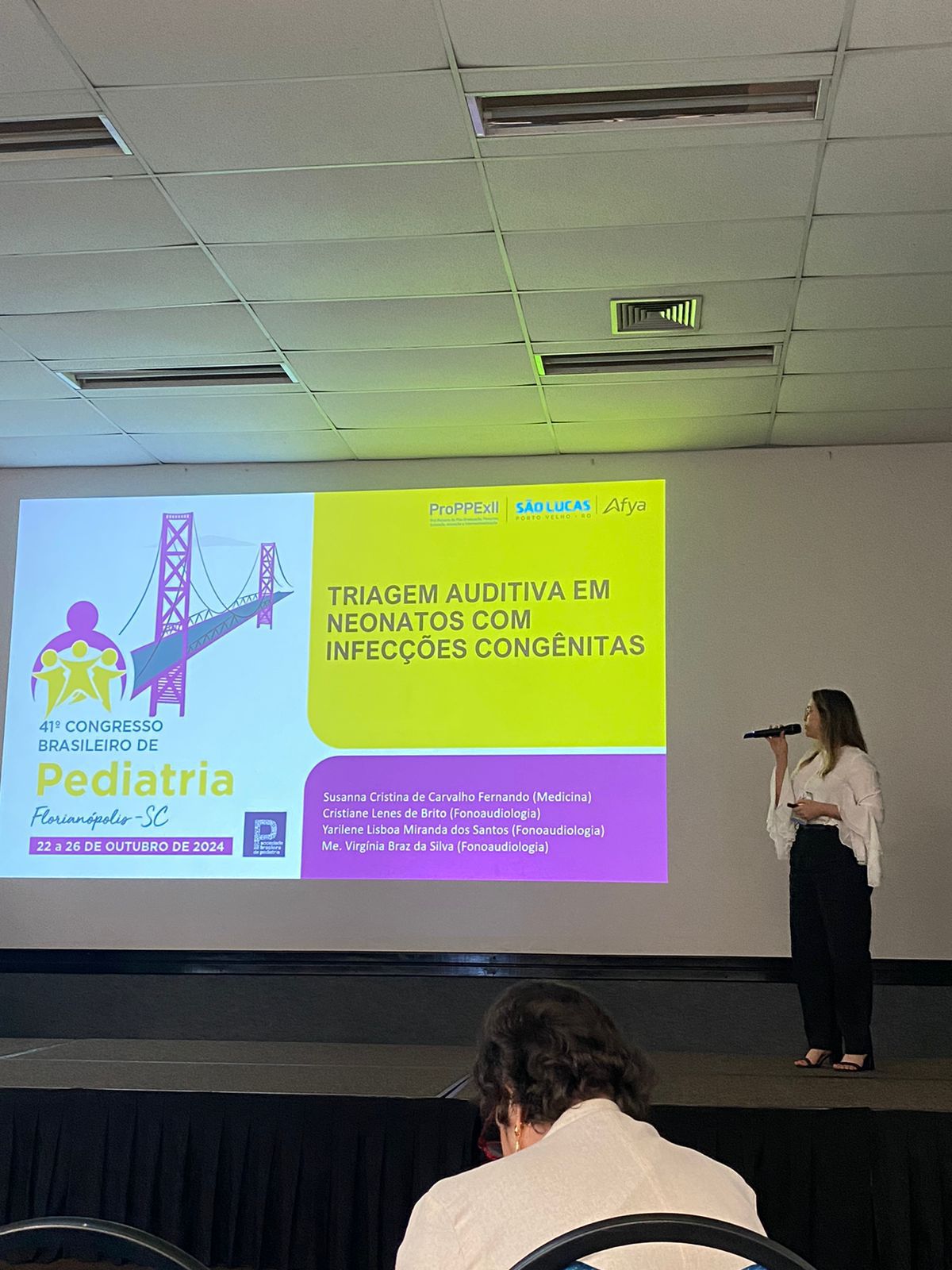 Acadêmicas de Medicina do Centro Universitário São Lucas Porto Velho Afya participam de Congresso de Pediatria