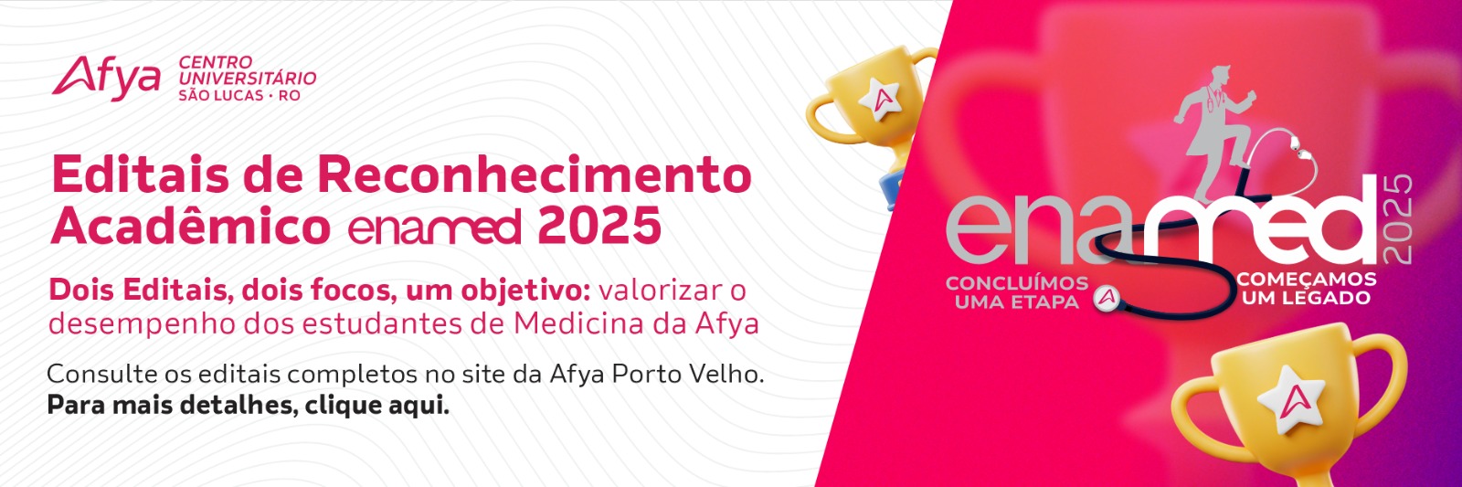 Afya Porto Velho anuncia Reconhecimento Acadêmico Discente para participantes do ENAMED 2025