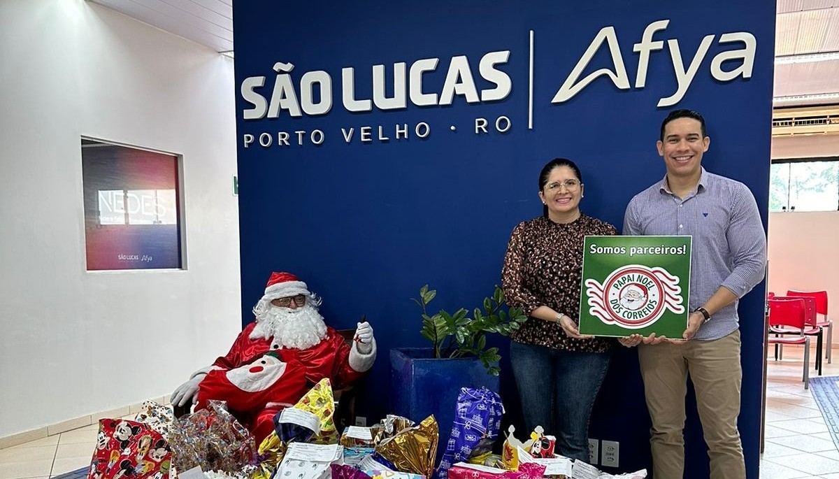 Centro Universitário São Lucas Porto Velho realiza campanha de adoção de cartinhas de Natal para crianças em situação de vulnerabilidade