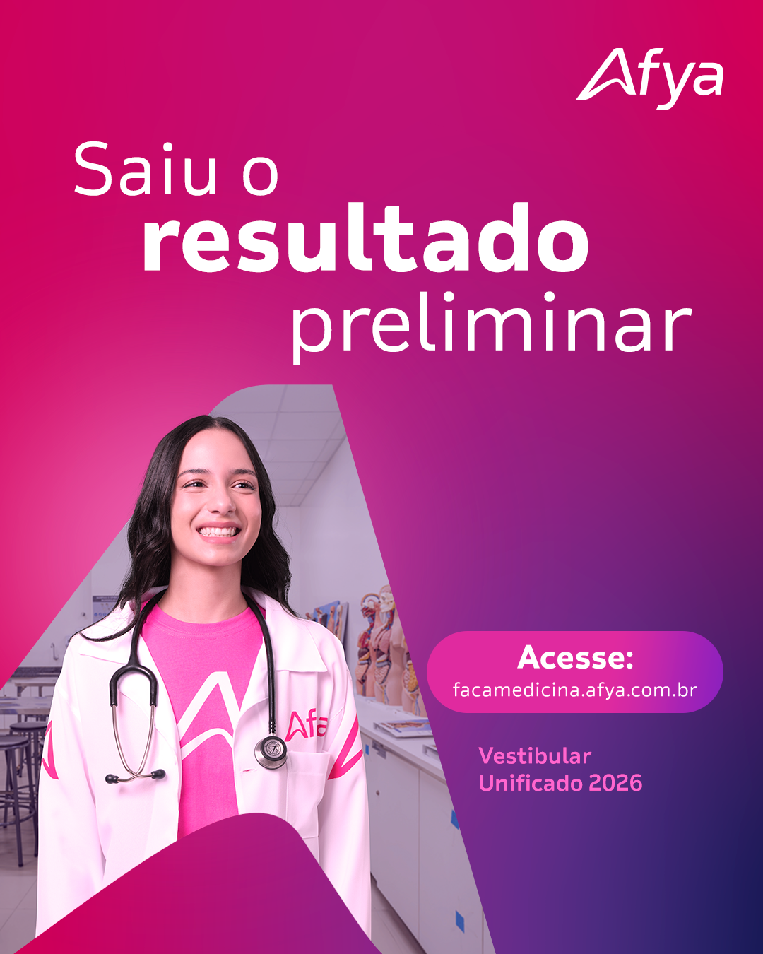 Resultado Preliminar do Vestibular da Afya São Lucas Porto Velho