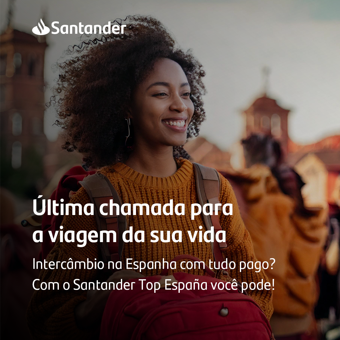 Santander Top España: Oportunidade de Intercâmbio para Estudantes do Centro Universitário São Lucas Porto Velho Afya