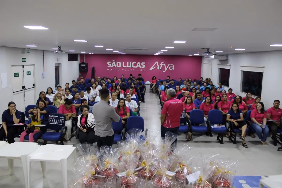Tarde de Alinhamento e Descontração Reúne Colaboradores no Campus 1 do Centro Universitário São Lucas Porto Velho Afya