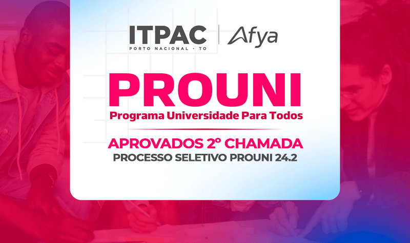 APROVADOS 2º CHAMADA PROUNI - PROCESSO SELETIVO 24.2