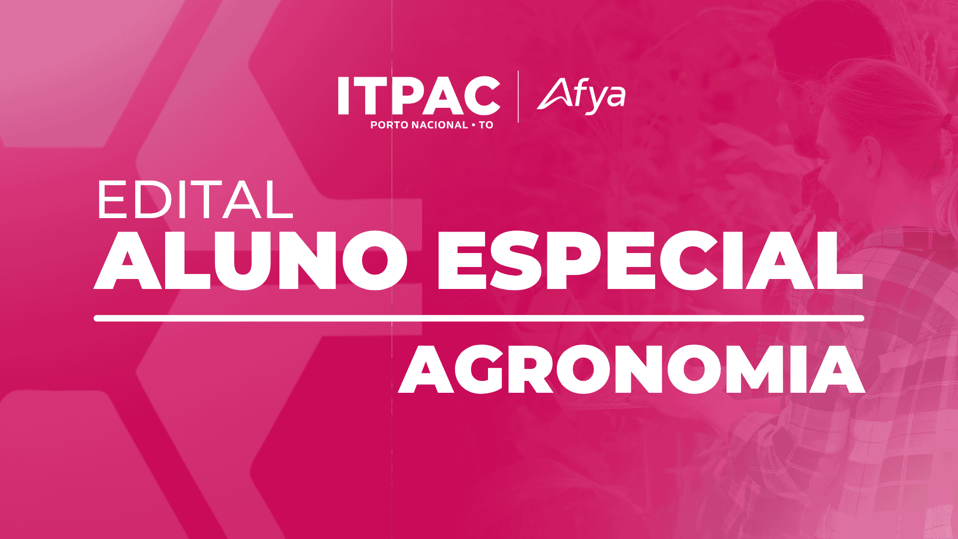 Edital aluno especial - Agronomia 2015.2