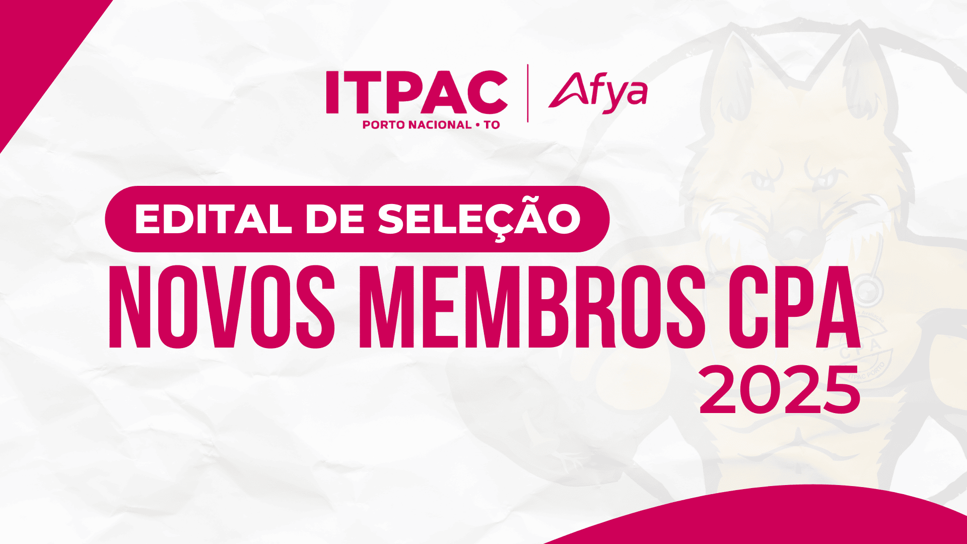 Edital de Seleção de Novos Membros da CPA- EDITAL 01/2025