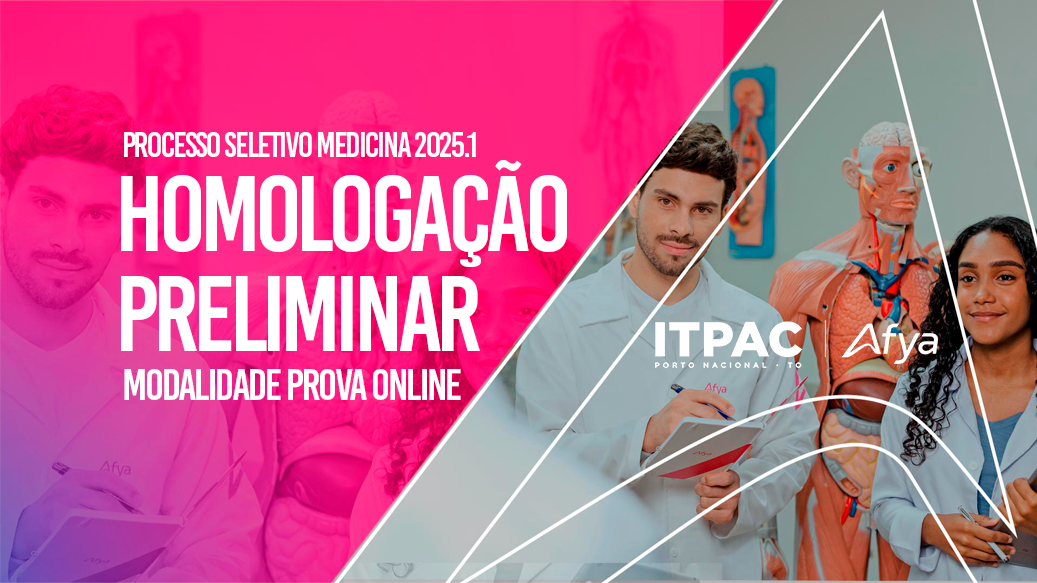 Resultado preliminar prova online Medicina 2025.1