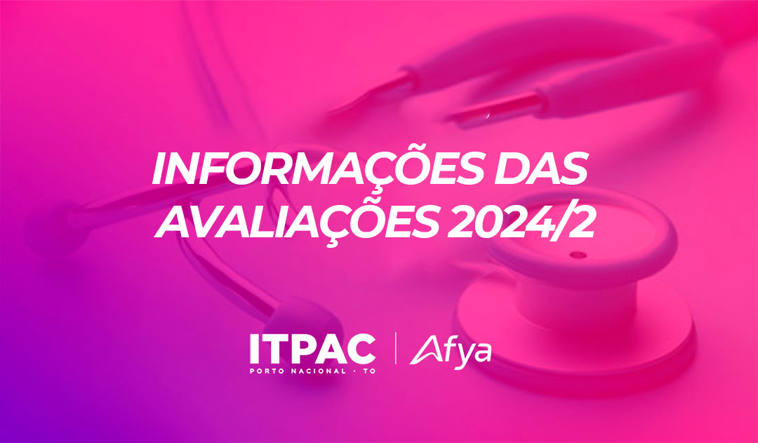Informações das avaliações 2024.2