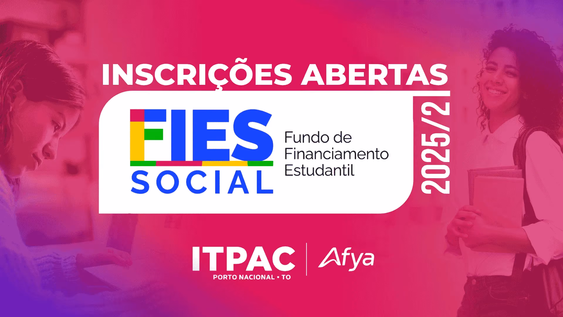 Inscrições abertas - FIES 2025.2