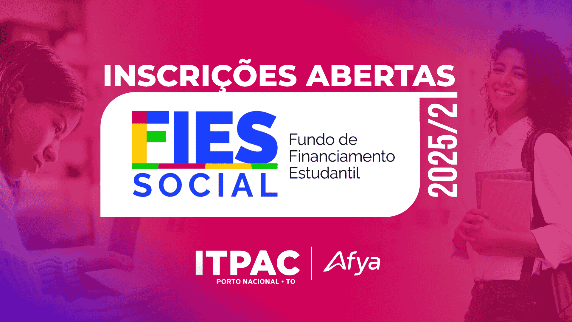 Inscrições abertas - FIES 2025.2