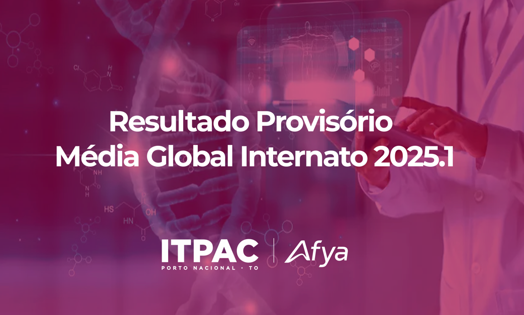 Resultado Provisório Média Global Internato 2025.1