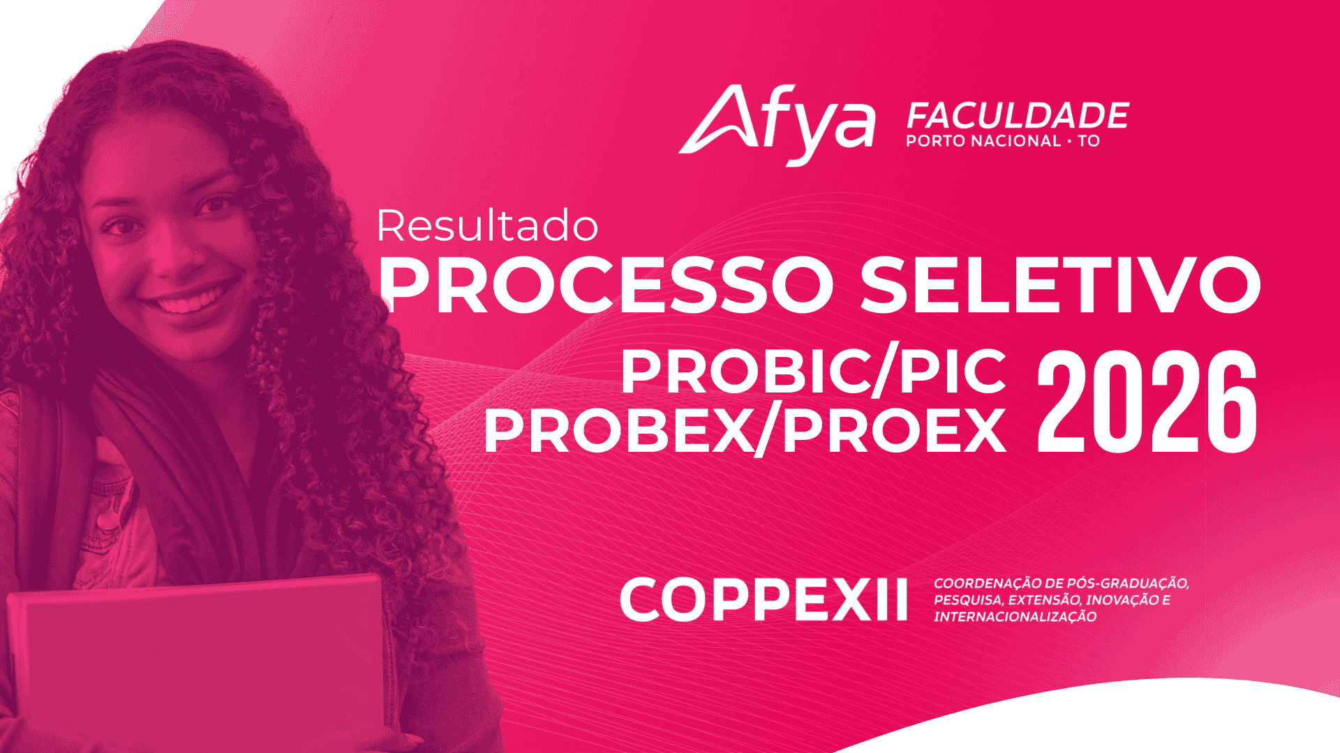 Resultado do programa institucional de bolsas PROBIC/PIC e PROBEX/PROEX