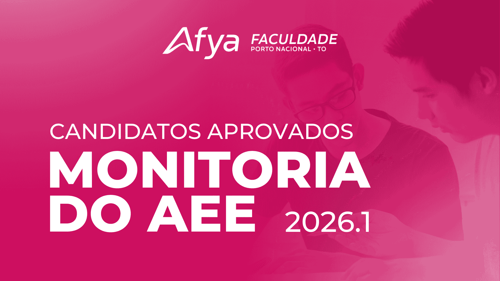 Monitoria AEE - candidatos aprovados