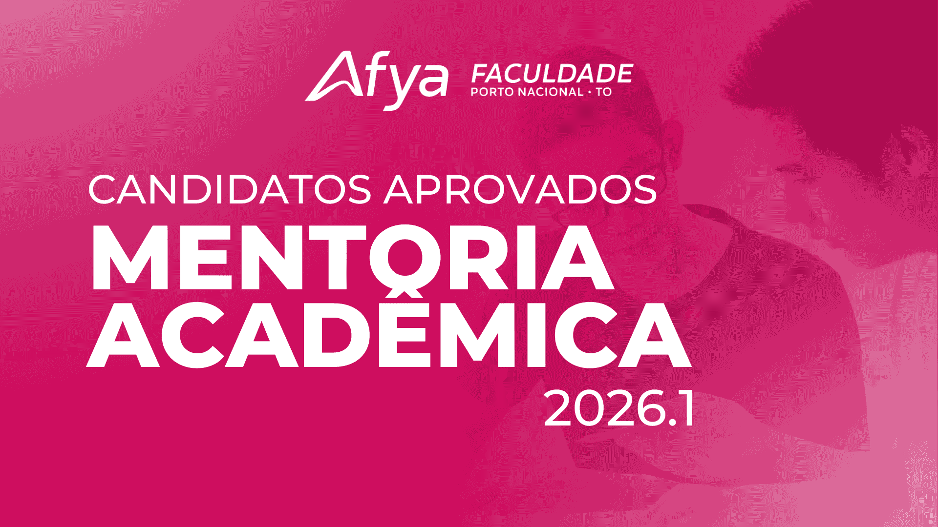 Mentoria acadêmica - candidatos aprovados