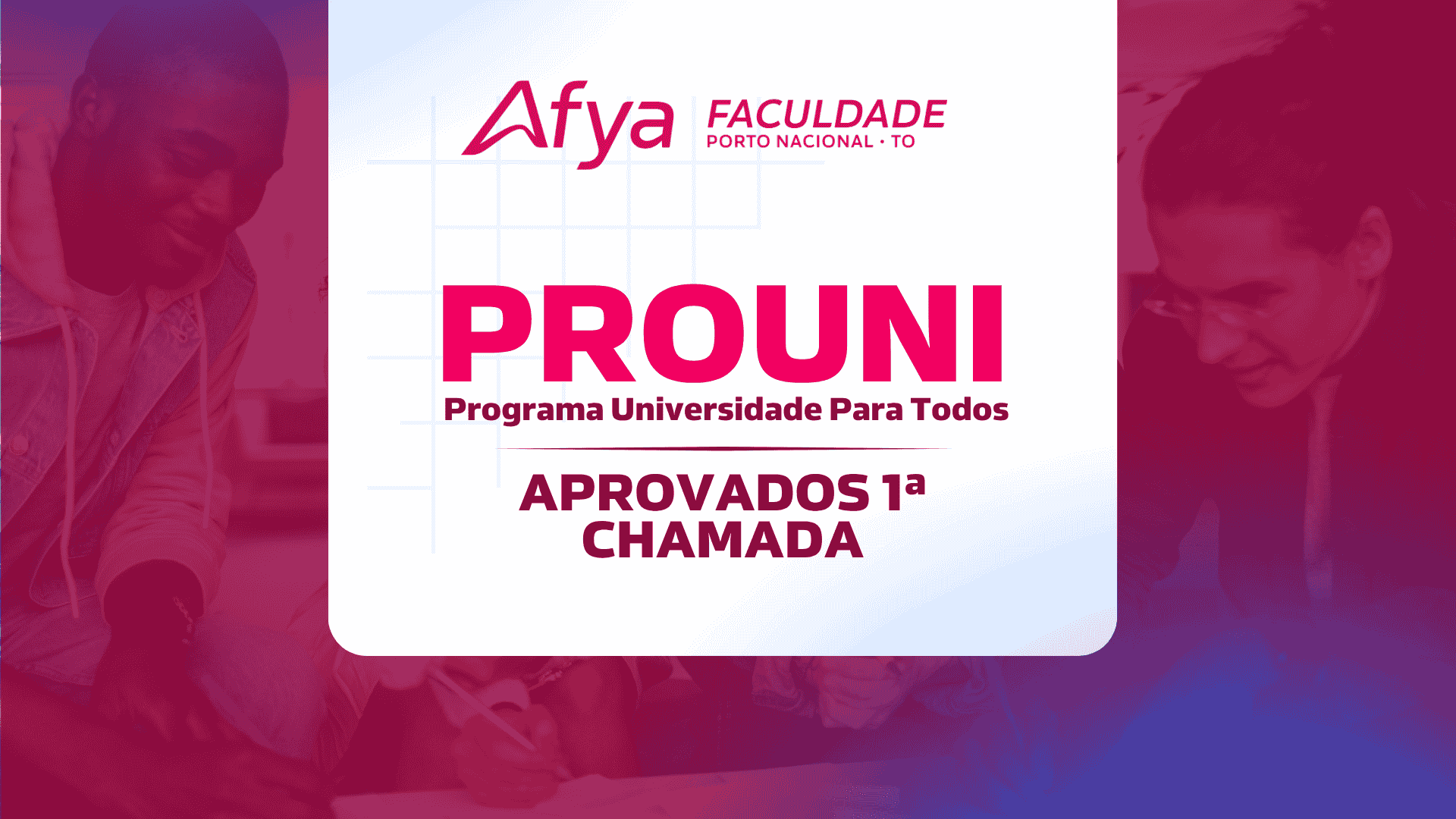 APROVADOS 1ª CHAMADA - PROUNI 2026.1