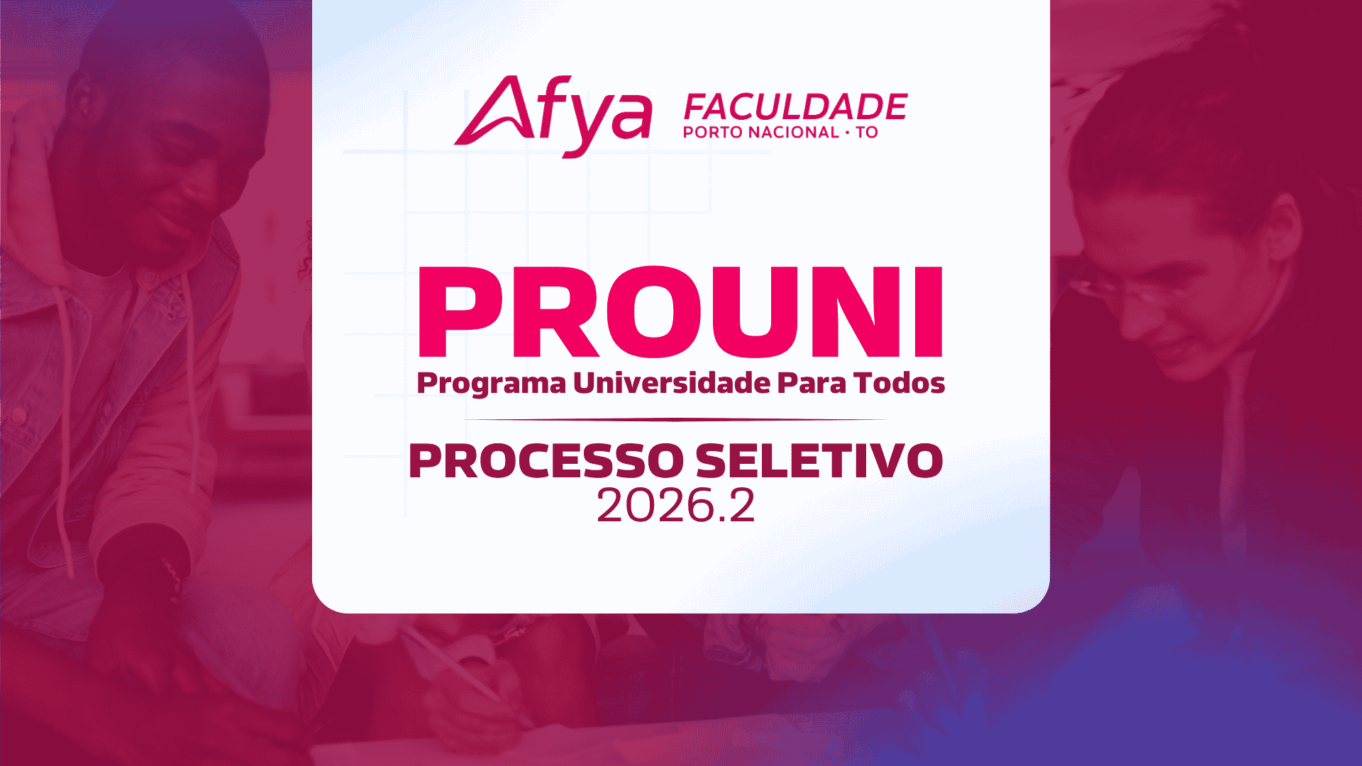 Processo seletivo PROUNI 2026.2