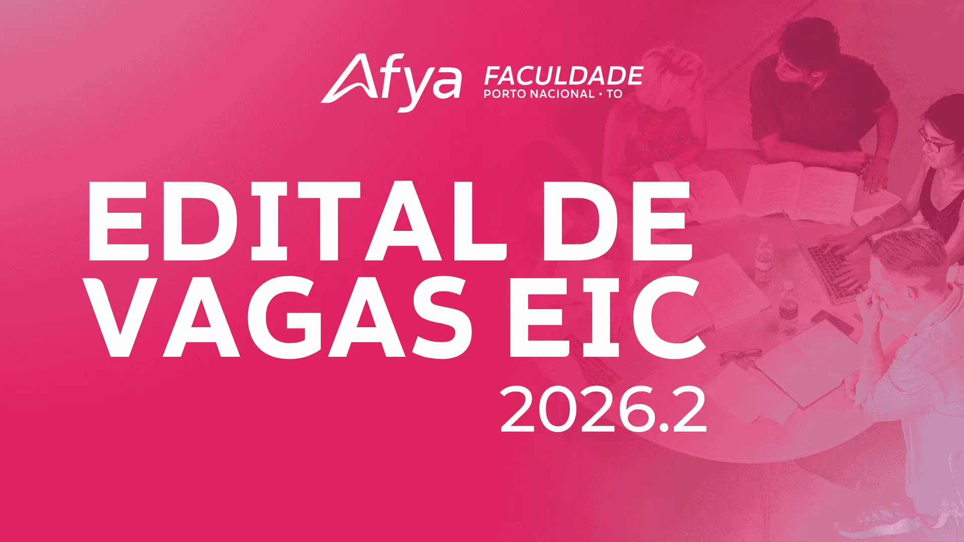 Edital de Vagas EIC – Extensão Institucional Curricular