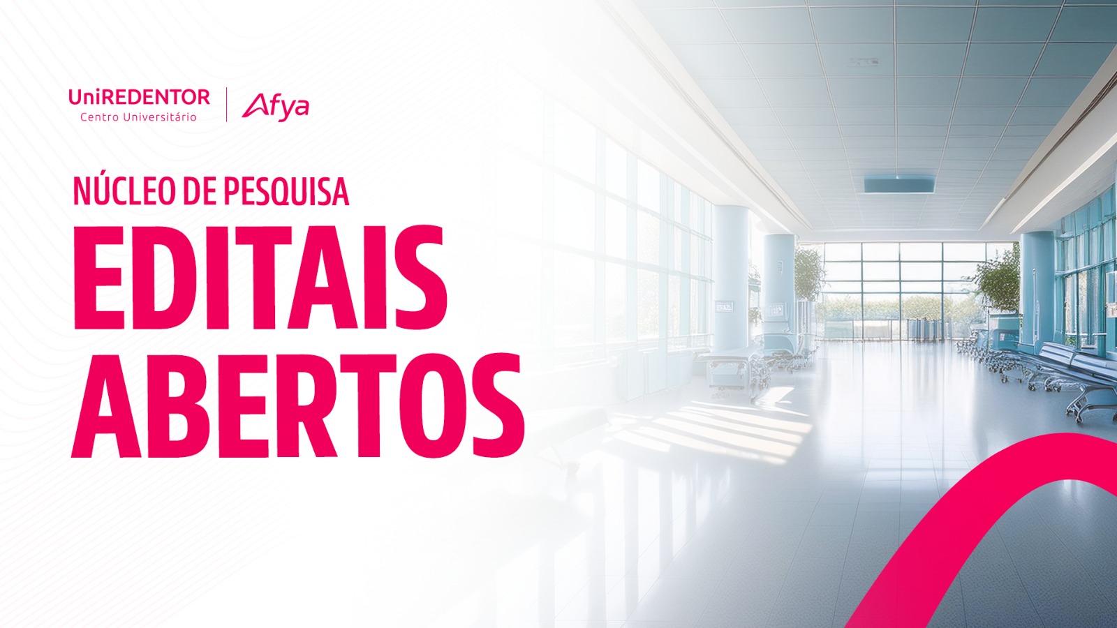 Edital de iniciação cientifica aberto no hospital São Vicente de Paulo