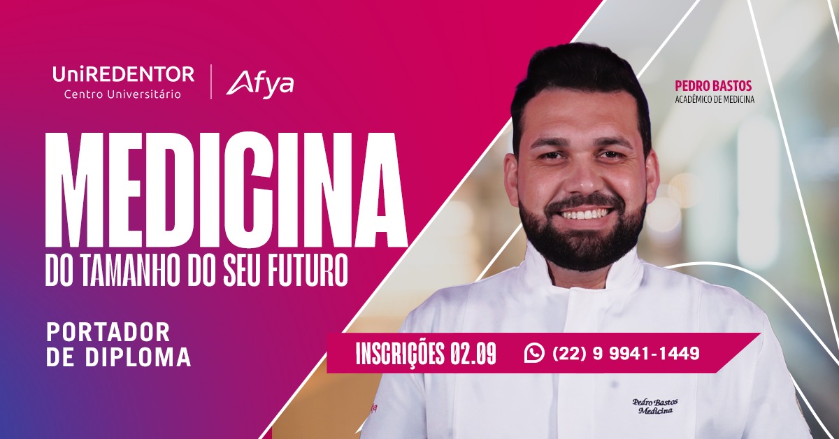 Edital de portador de diploma contínuo para o curso de Medicina 2025.1