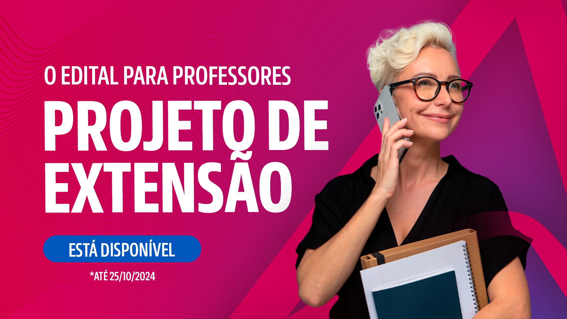 Edital para professores de projeto de extensão