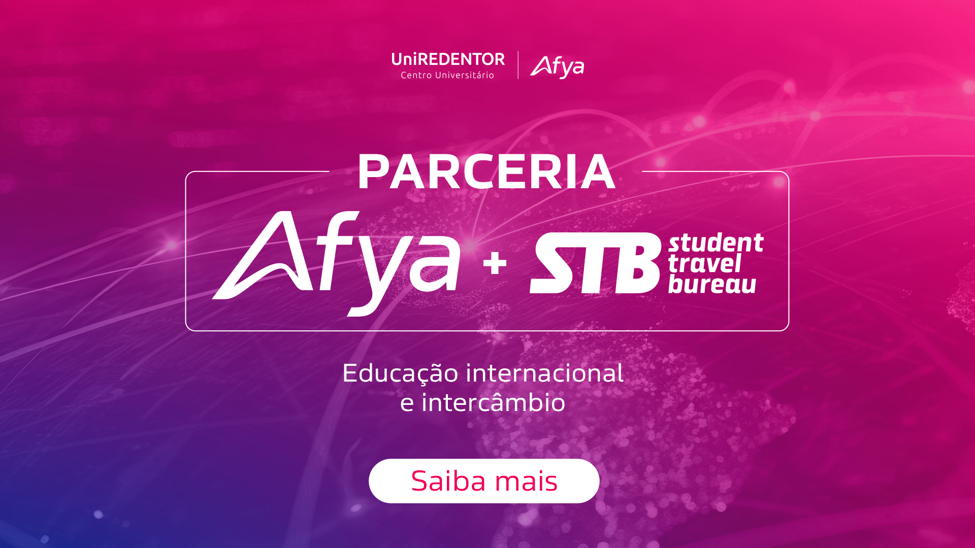 UniRedentor Afya e STB (student travel BUREAU) firmam parceria