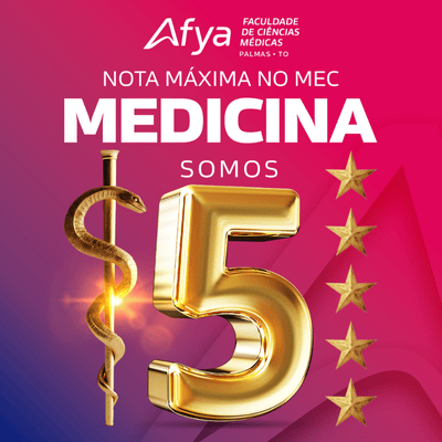 Afya Palmas conquista nota máxima em Medicina e mantém excelência em todos os cursos da instituição