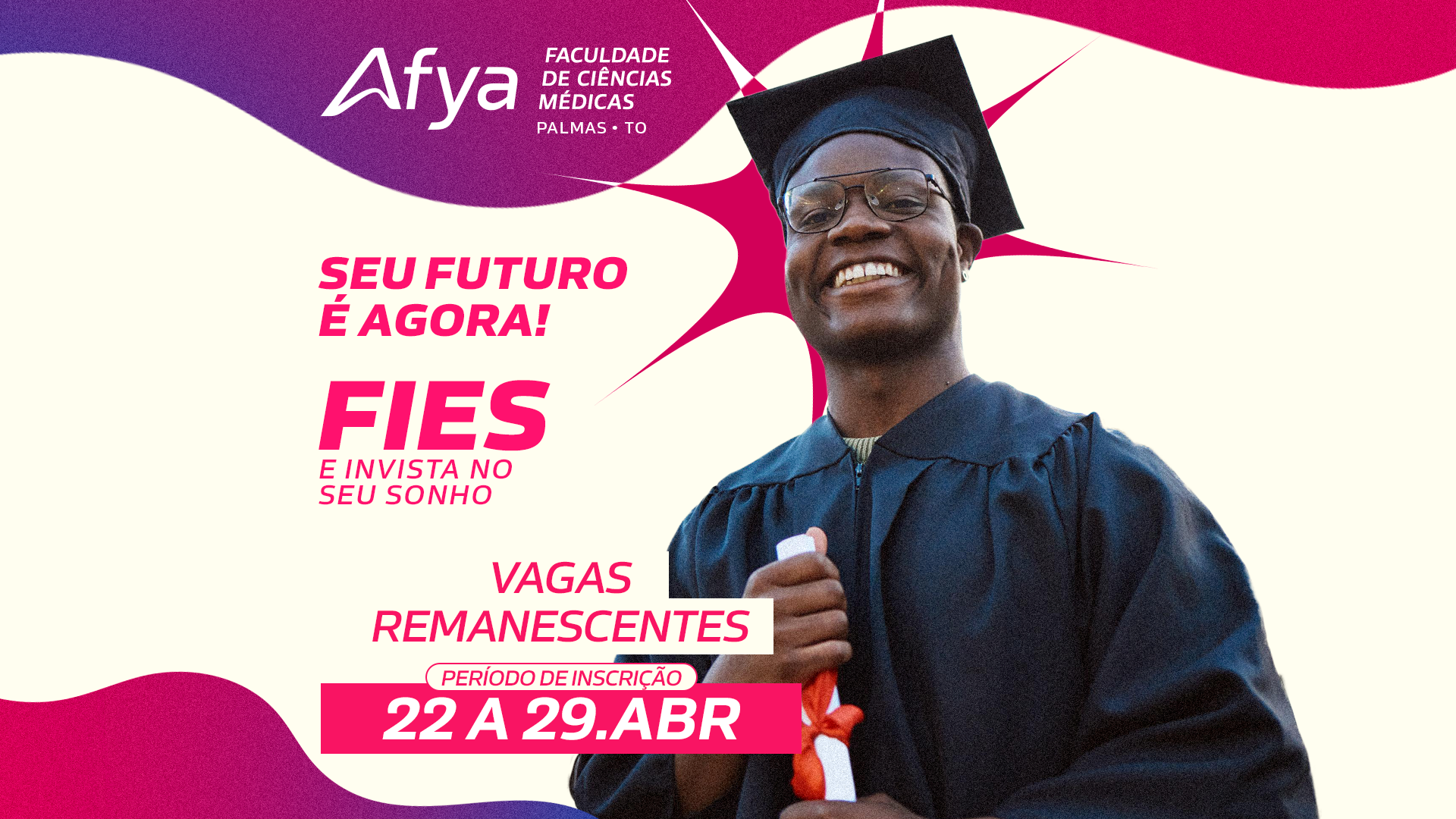 Afya Palmas divulga edital para vagas remanescentes do FIES – exclusivo para alunos matriculados no curso de Odontologia