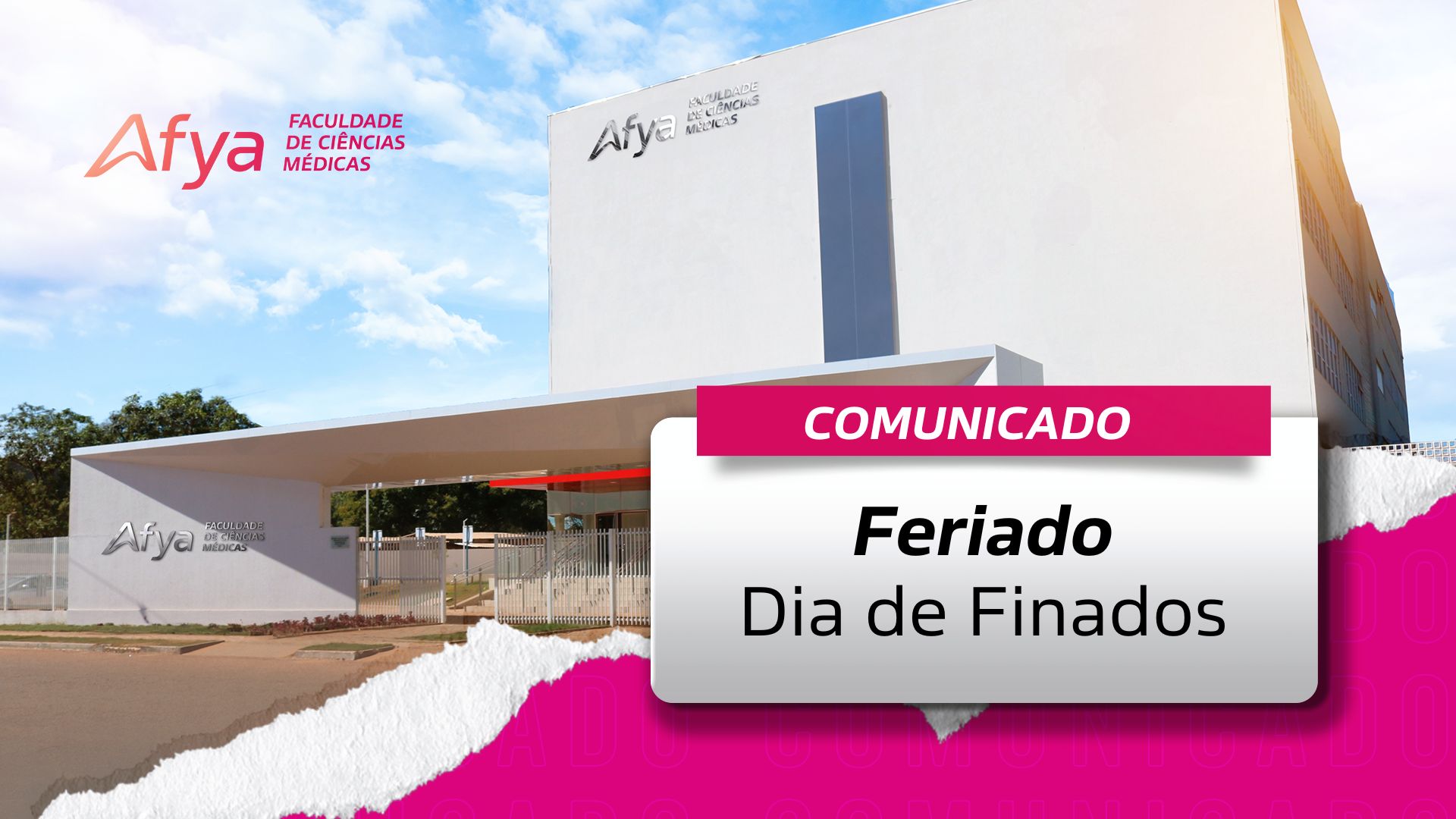 Comunicado - Feriado Dia de Finados