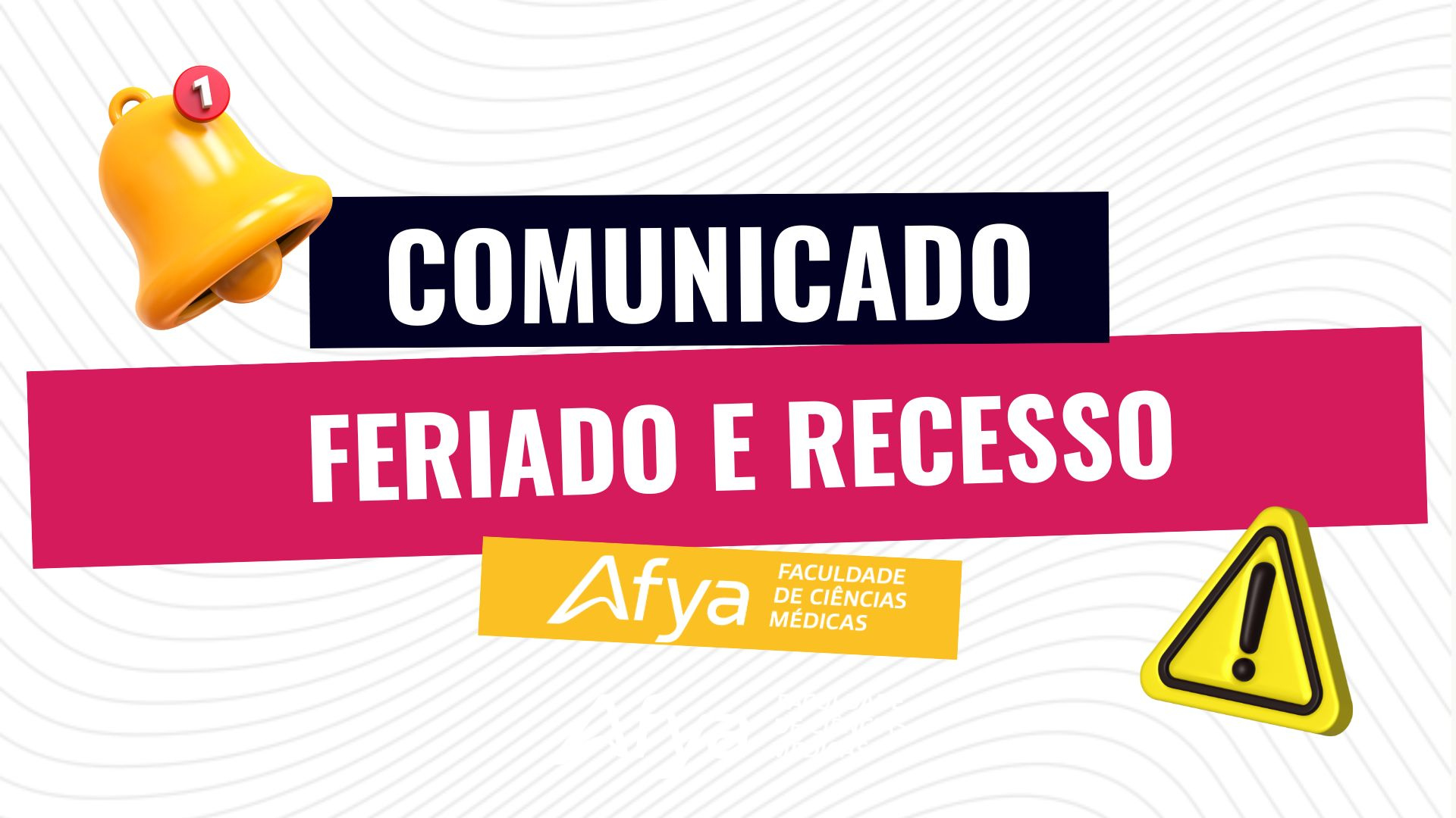 Comunicado - Feriado Dia do Professor