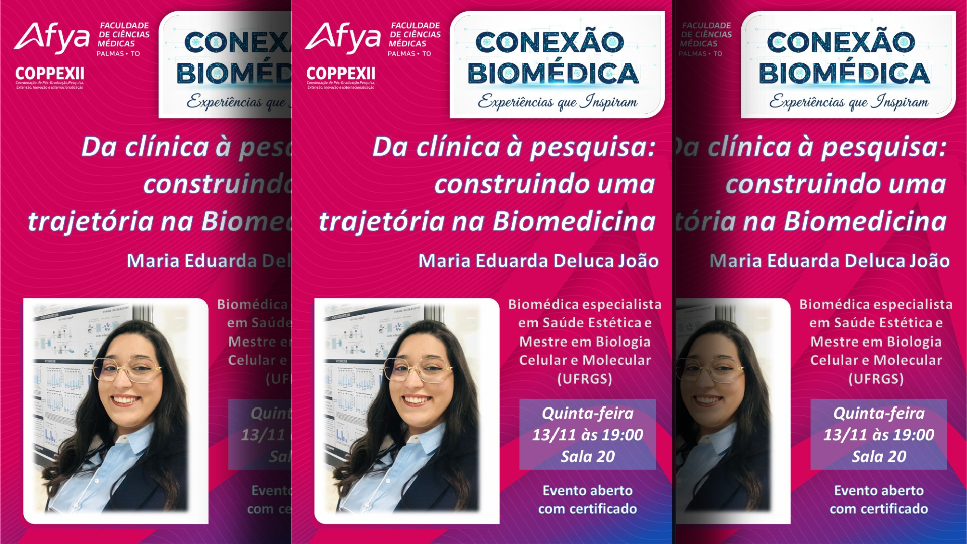 Conexão Biomédica: experiências que inspiram a nova geração