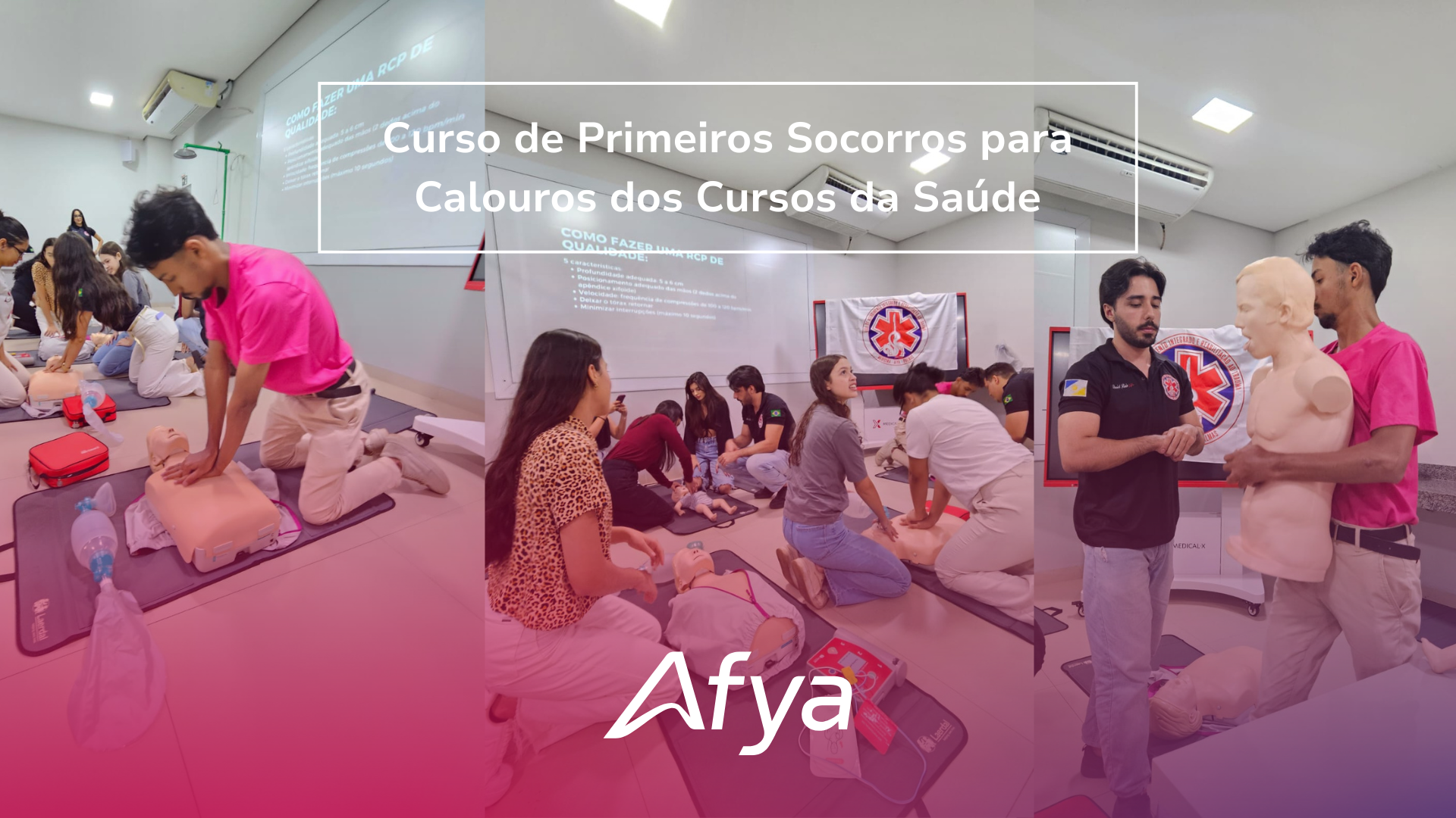 Curso de Primeiros Socorros para Calouros dos Cursos da Saúde