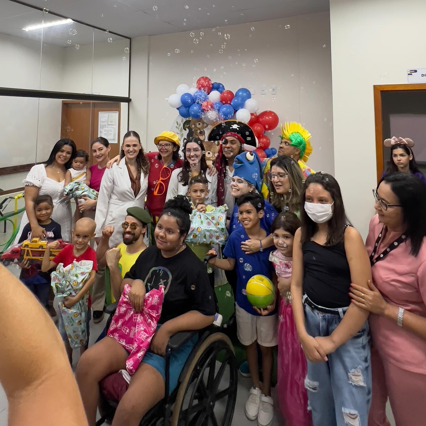 HPG realiza ação especial para pacientes da oncologia pediátrica com auxílio da Liga Acadêmica de Desenvolvimento Infantil